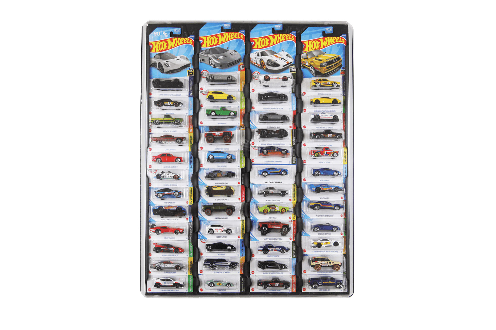 hot wheels card display case Mascar Displays Display Case for 1:64 Diecast Model Cars, 26" x 20"