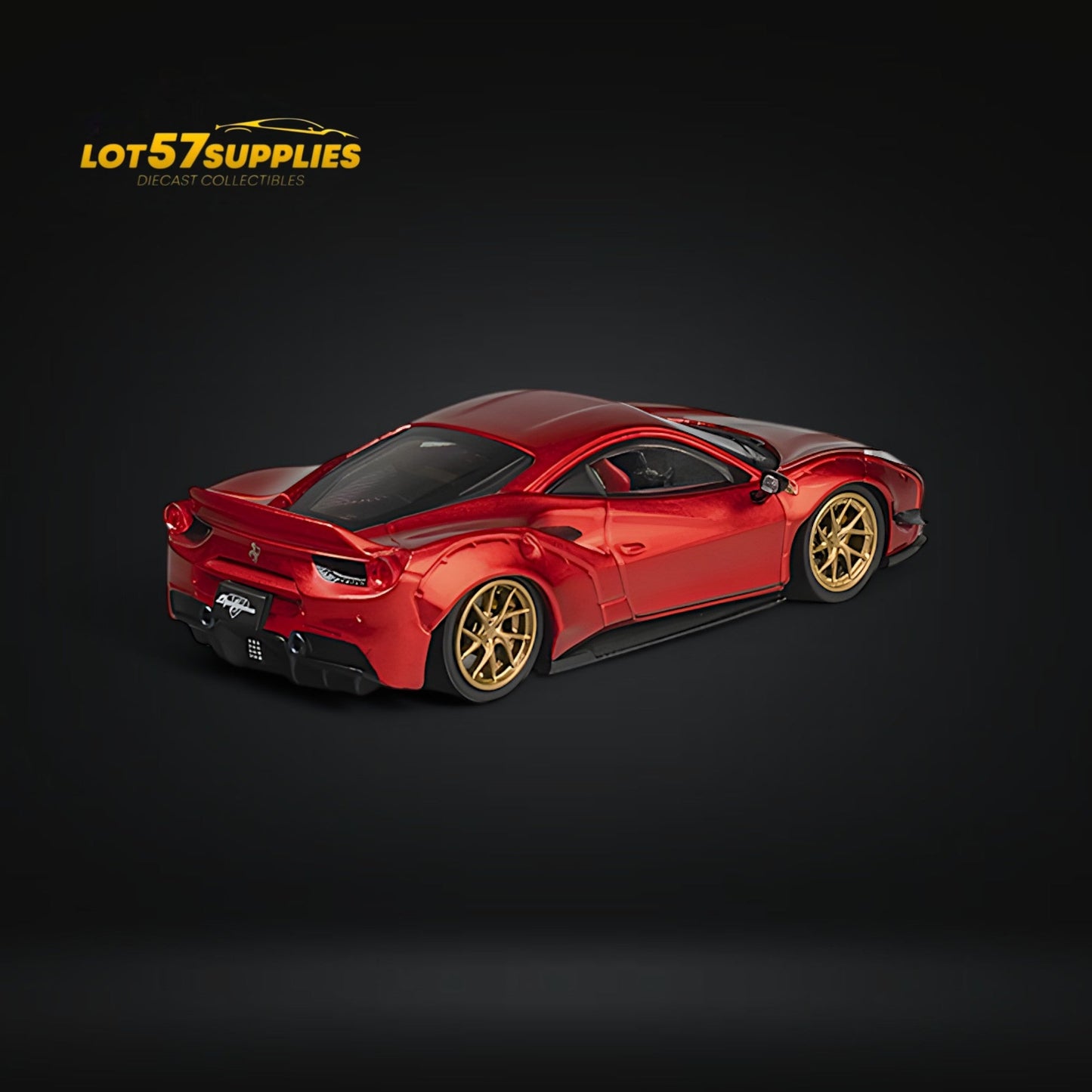 CM Model 488 LBWK Widebody Metallic Red 1:64