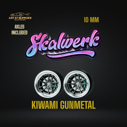 SKALWERK Wheels 1:64 10mm High Quality Wheels With Bearing System Group 2 *AXLES INCLUDED*