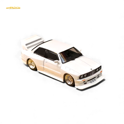 SW BMW E30 M3 LTO Modified - White 1:64