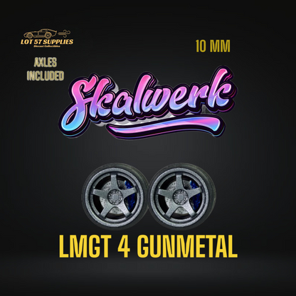 SKALWERK Wheels 1:64 10mm High Quality Wheels With Bearing System Group 3 *AXLES INCLUDED*