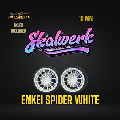 SKALWERK Wheels 1:64 10mm High Quality Wheels With Bearing System Group 3 *AXLES INCLUDED*