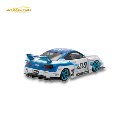 TPC Silvia S15 LBWK Blue - White 1:64