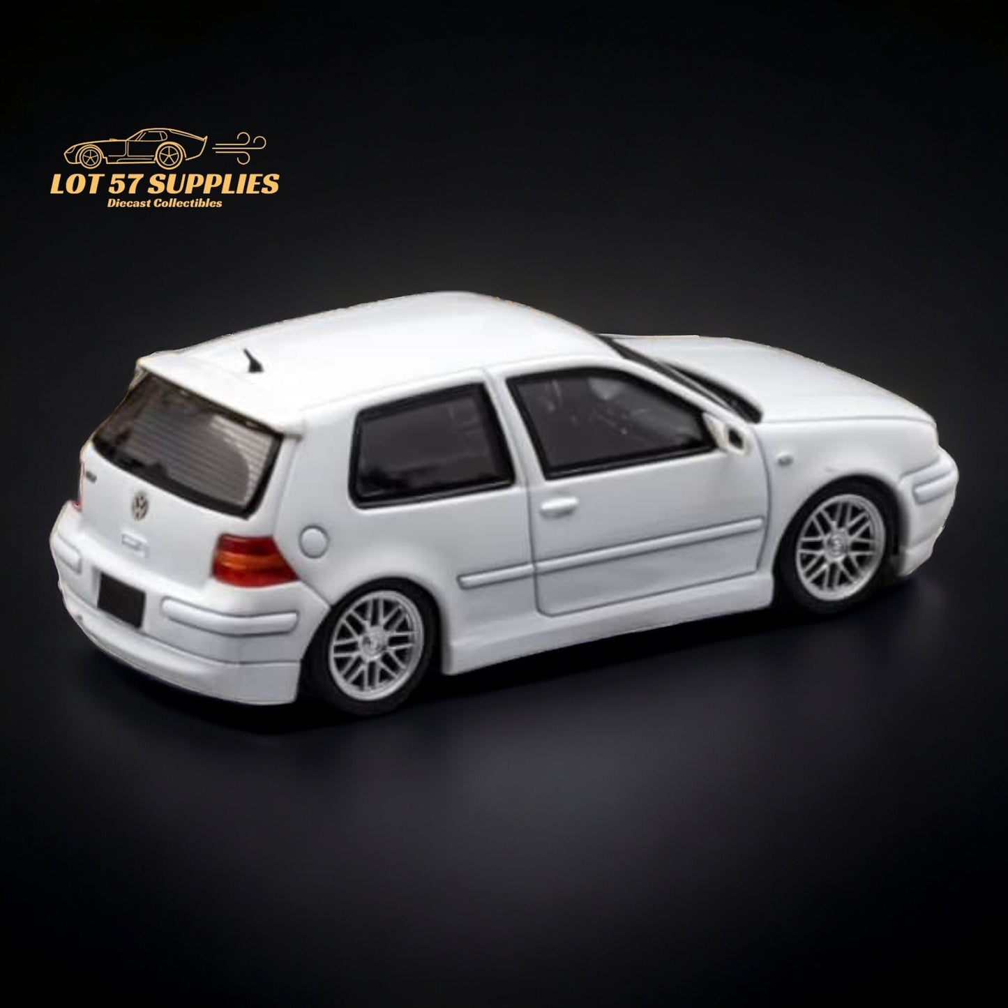 Focal Horizon Volkswagen VW GOLF GTI 4th Generation MK4 White 1:64