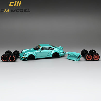 CM Model Porsche 964 Widebody Metallic Tiffany 1:64 CM64-964-11