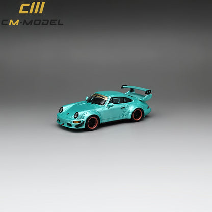 CM Model Porsche 964 Widebody Metallic Tiffany 1:64 CM64-964-11