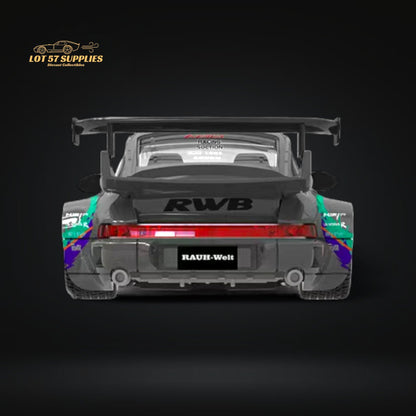 AuroraModel Porsche RWB 964 HKS Livery Limited to 499 PCS 1:64