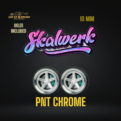 SKALWERK Wheels 1:64 10mm High Quality Wheels With Bearing System Group 3 *AXLES INCLUDED*