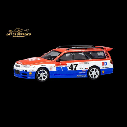 Pop Race x XCARTOYS Nissan Stagea R34 GTR BRE Race Department 1:64 PR6400S7-01